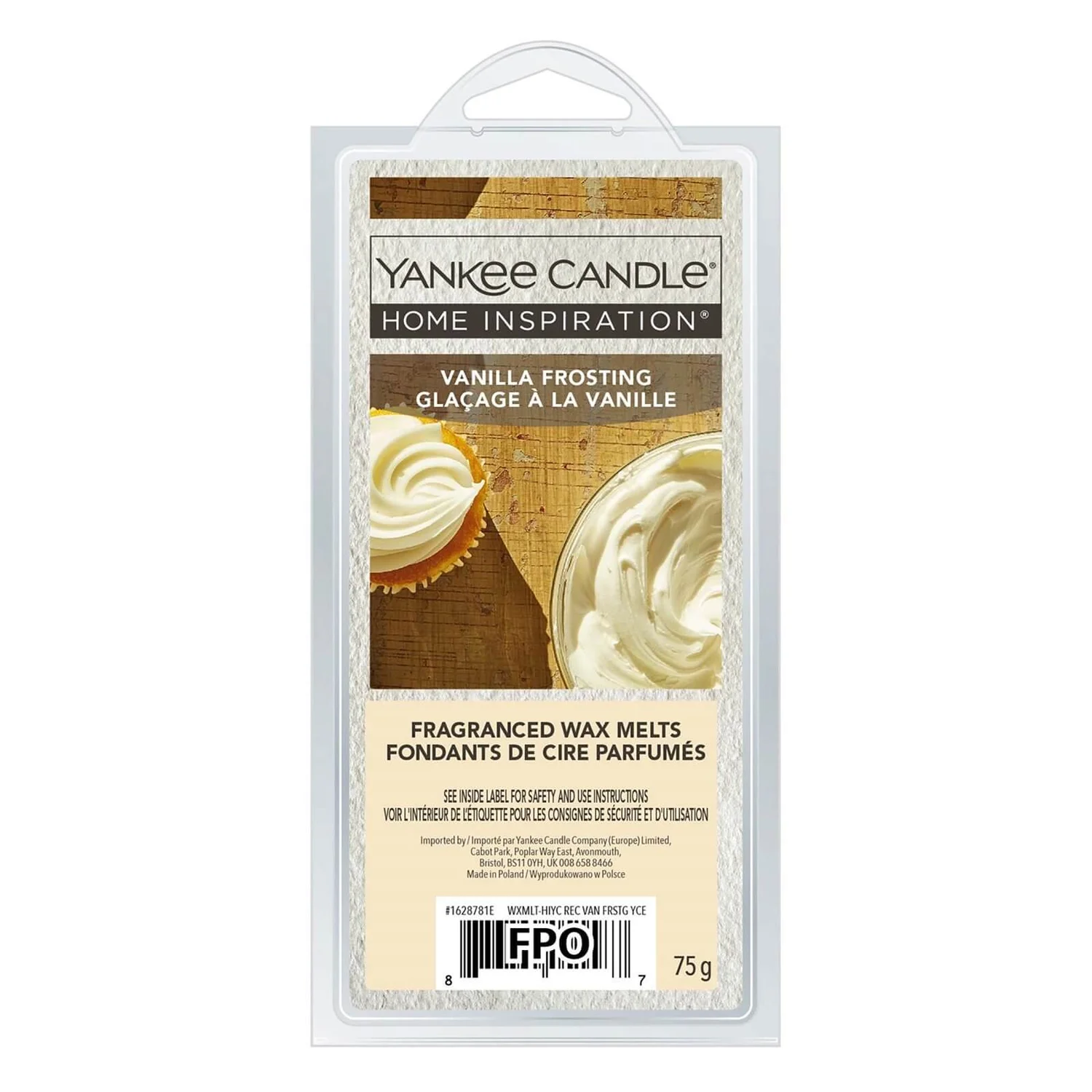 Yankee Candle Home Inspiration Wax Melt - Vanilla Frosting 1 Yankee Candle Home Inspiration Wax Melt - Vanilla Frosting