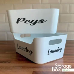 Box Stickers Laundry And Pegs -Curver Shop 12841737 4424833224558967