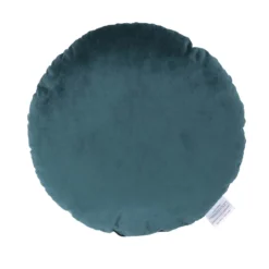 None Round Velvet Cushion - Teal - 45cm -Curver Shop 12842182 1234832976442326