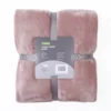 Fleece Throw - Blush Pink - 120x150cm