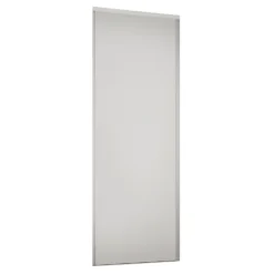 Classic Sliding Wardrobe Door White Panel With White Frame (W)762mm
