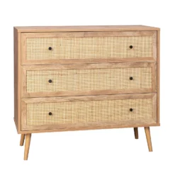 Kubu Rattan 3 Drawer Chest