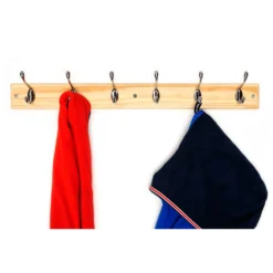 6 Coat Polished Chrome Hooks On Pine Stepped Board 5 6 Coat Polished Chrome Hooks On Pine Stepped Board -Curver Shop 12845298 1474833226062081