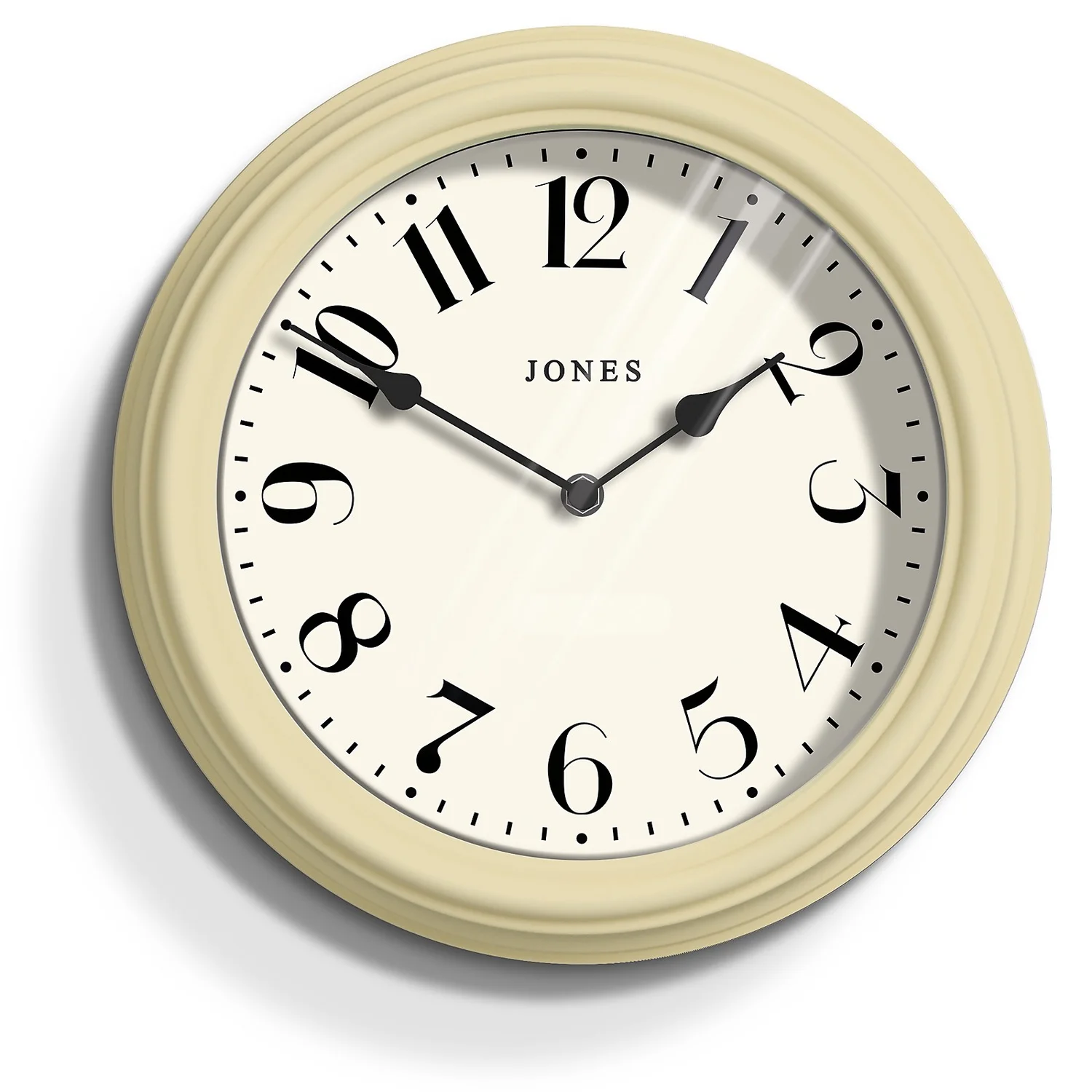 None Jones Venetian Clock - Cream 1 None Jones Venetian Clock - Cream