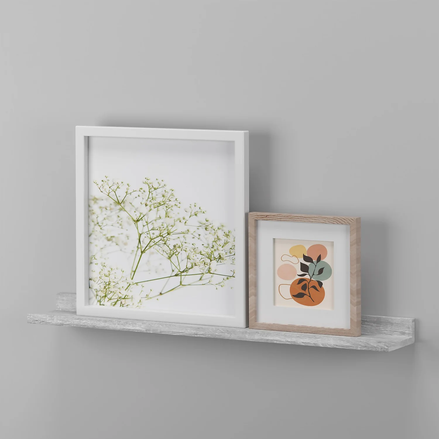 Flexi Storage Decorative Shelving Photo Shelf Grey Oak 600x35x100mm 2 Flexi Storage Decorative Shelving Photo Shelf Grey Oak 600x35x100mm - Image 2