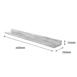 Flexi Storage Decorative Shelving Photo Shelf Grey Oak 600x35x100mm 5 Flexi Storage Decorative Shelving Photo Shelf Grey Oak 600x35x100mm -Curver Shop 12878519 1174976461964811