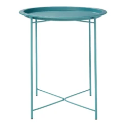 Folding Side Table Dark Teal 14 Folding Side Table Dark Teal -Curver Shop 12879006 9224888469517198