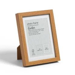 Box Photo Frame - 6x4" - Oak Effect