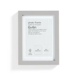 Box Photo Frame - 6x4" - Grey 8 Box Photo Frame - 6x4" - Grey -Curver Shop 12879243 5264853904455400