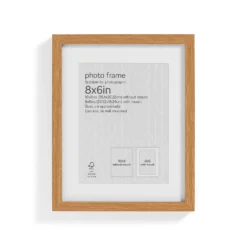 Box Photo Frame - 8x6" - Oak 8 Box Photo Frame - 8x6" - Oak -Curver Shop 12879252 1874853904653631