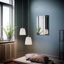 Bevelled Edge Mirror - 70x50cm -Curver Shop 12879277 2364854775327356