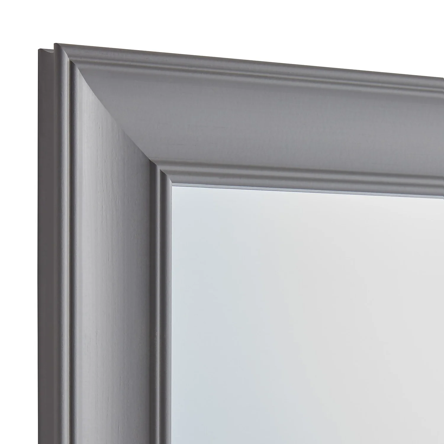 Coldrake Framed Mirror - Vapour Grey - 41x131cm 2 Coldrake Framed Mirror - Vapour Grey - 41x131cm - Image 2