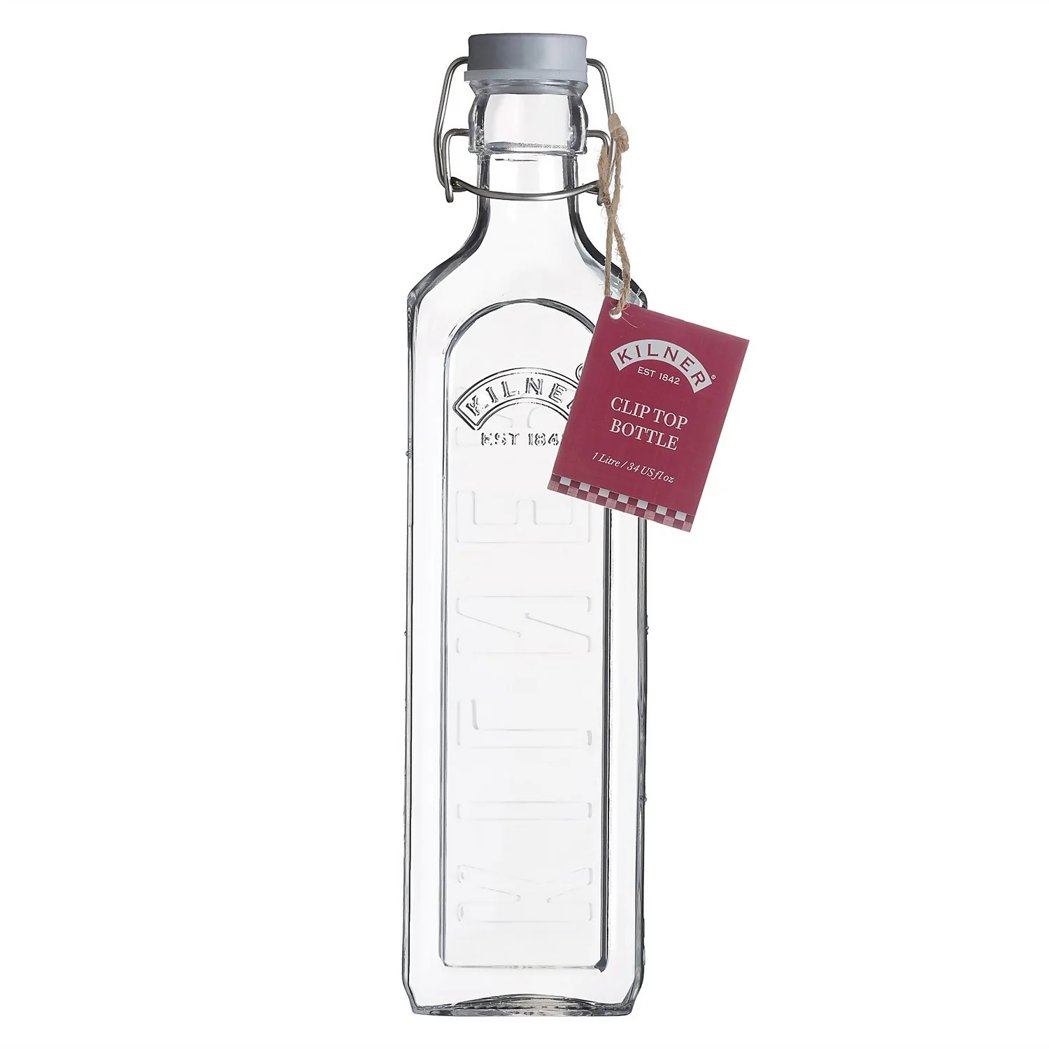 Kilner New Clip Top Bottle 1 Litre 2 Kilner New Clip Top Bottle 1 Litre - Image 2