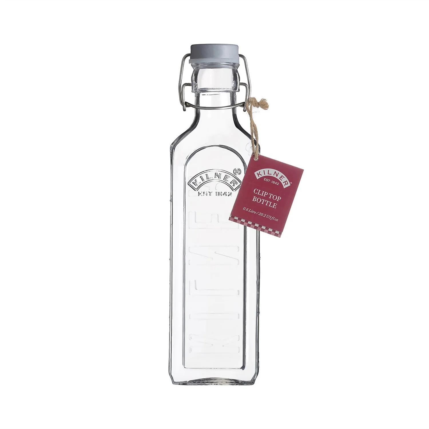 Kilner New Clip Top Bottle 0.6 Litre 2 Kilner New Clip Top Bottle 0.6 Litre - Image 2