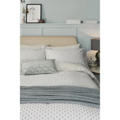 Edie Fitted Sheet Super King Size Lough Green -Curver Shop 12881668 2584843729323264