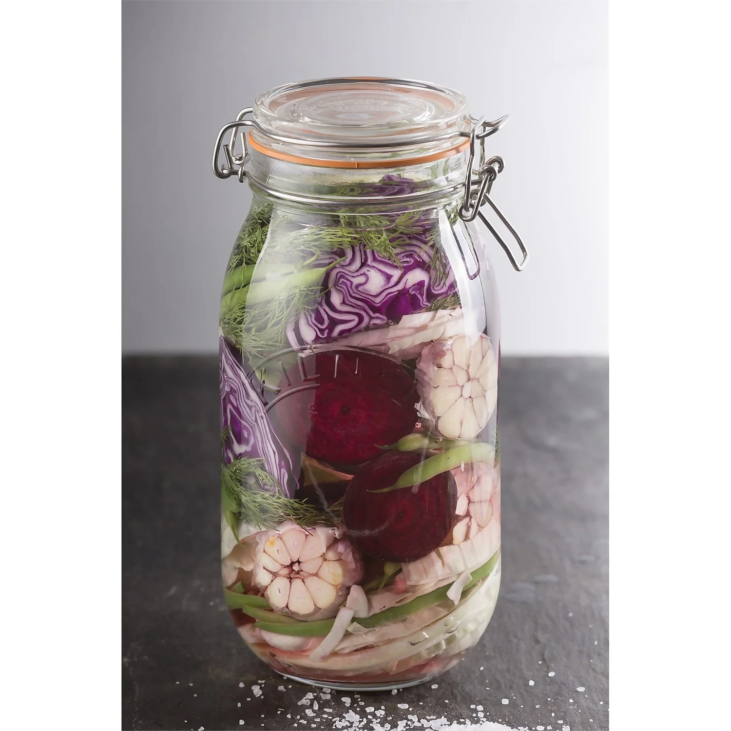 Kilner Clip Top Round Jar - 2L 3 Kilner Clip Top Round Jar - 2L - Image 3