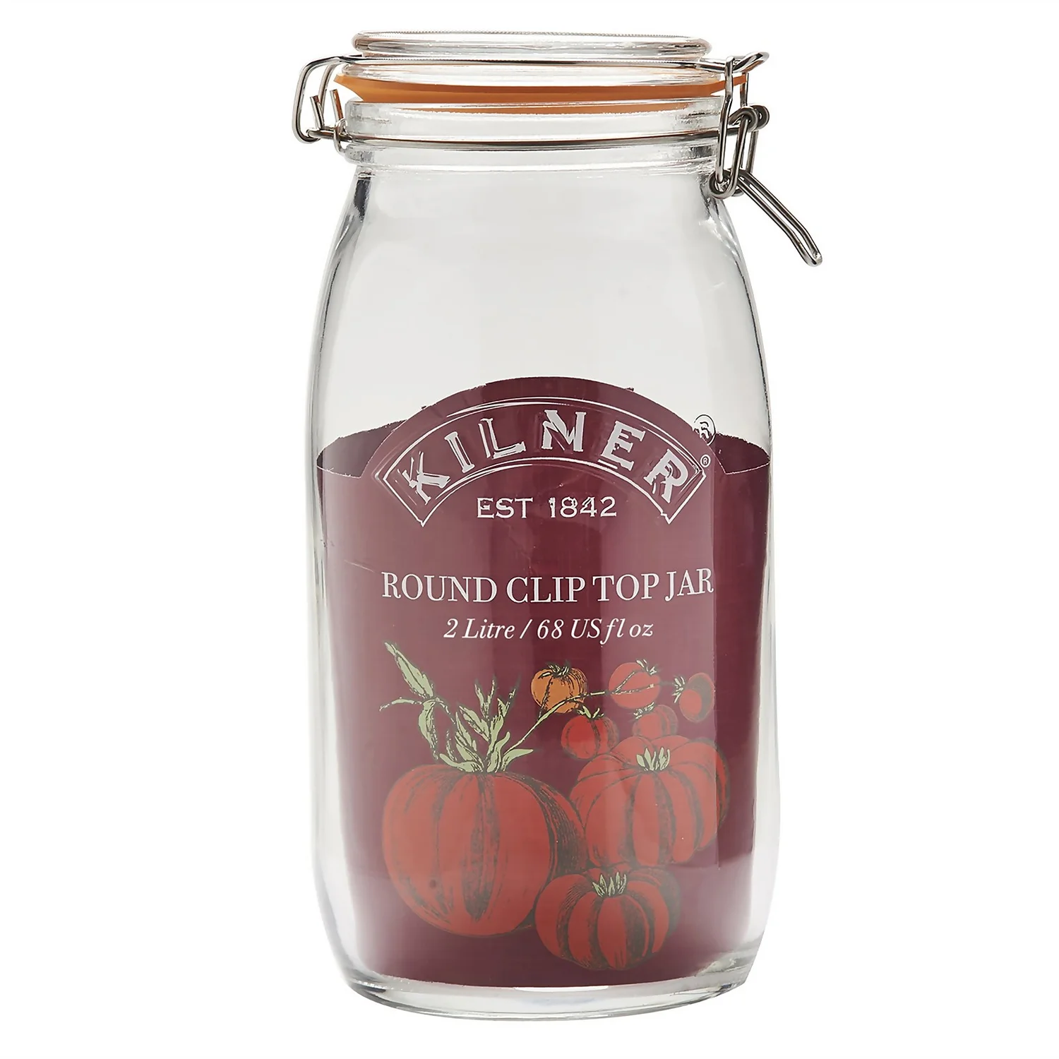 Kilner Clip Top Round Jar - 2L 2 Kilner Clip Top Round Jar - 2L - Image 2
