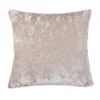 Large Crushed Velvet Cushion - Champagne - 58x58cm