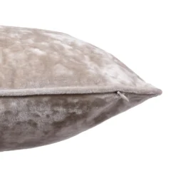 Large Crushed Velvet Cushion - Champagne - 58x58cm -Curver Shop 12882319 8614843610974314