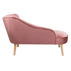 Lara Luxury Velvet Chaise Longue - Rose 8 Lara Luxury Velvet Chaise Longue - Rose -Curver Shop 12882857 1884893575147463