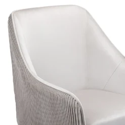 Pia Pleat Swivel Chair - Silver -Curver Shop 12882871 1784887373126236