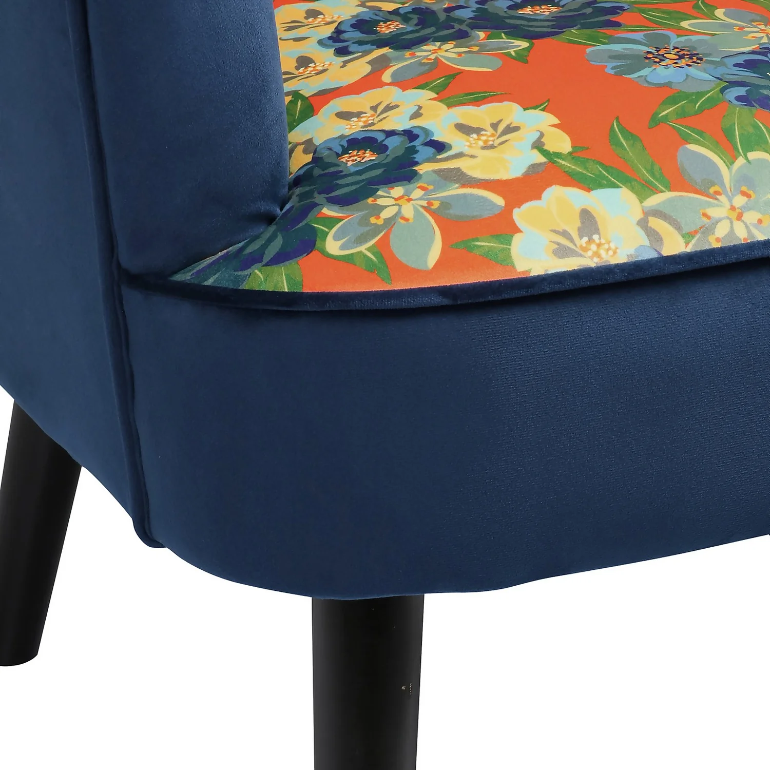 Flora Print Seat Armchair 6 Flora Print Seat Armchair - Image 6