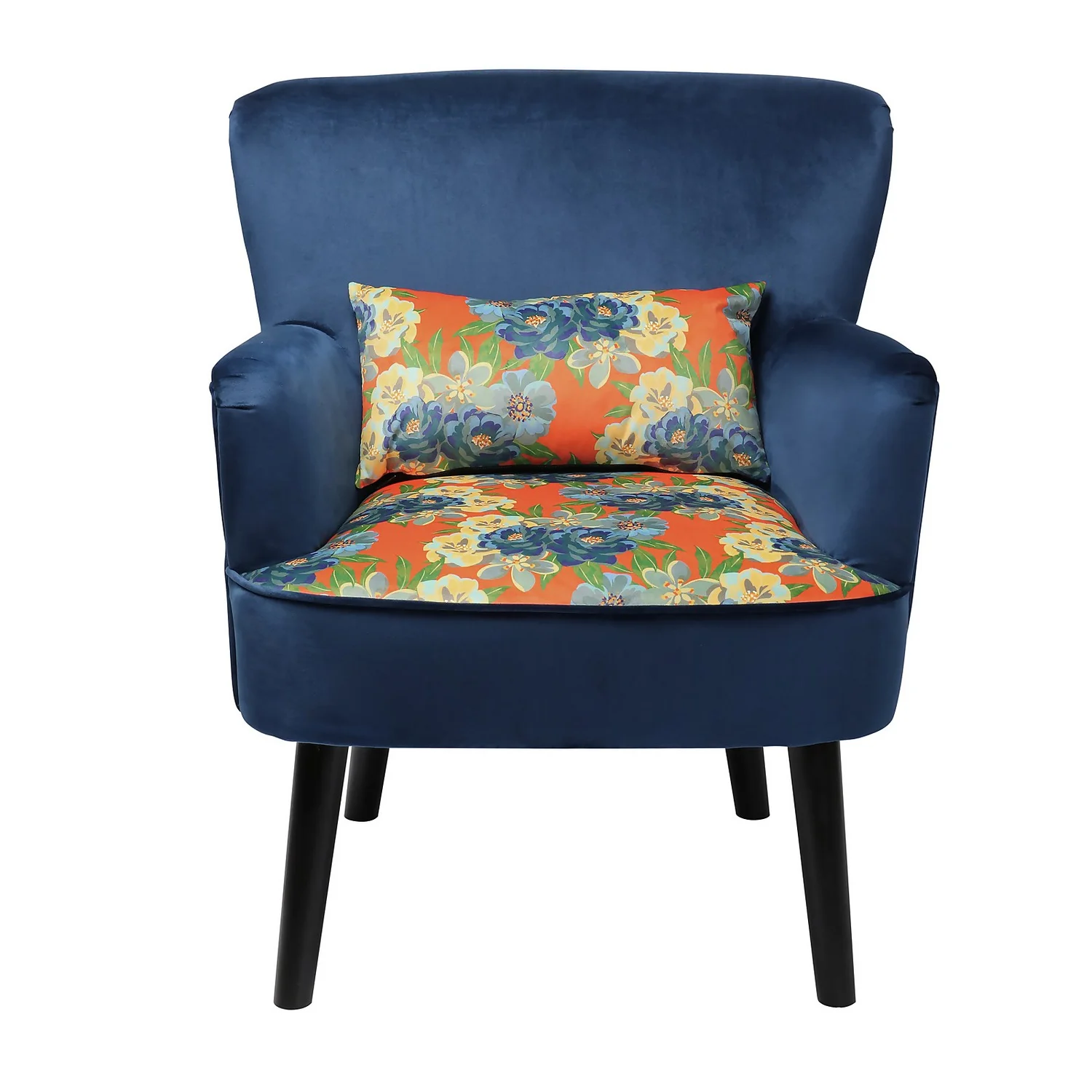 Flora Print Seat Armchair 3 Flora Print Seat Armchair - Image 3