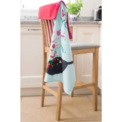 KitchenCraft Set Of 2 "We Will Wok You" Tea Towels -Curver Shop 12886019 1054902671812281