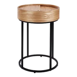House Beautiful Halo Wood Side Table -Curver Shop 12886093 2134862228090784
