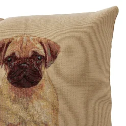 None Pug Tapestry Cushion - 45x45cm 5 None Pug Tapestry Cushion - 45x45cm -Curver Shop 12886153 3034940700842565