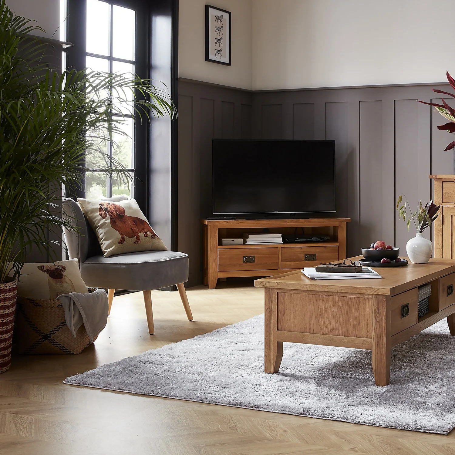 None Pug Tapestry Cushion - 45x45cm 2 None Pug Tapestry Cushion - 45x45cm - Image 2