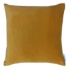 House Beautiful Velvet Linen Cushion - 45x45cm - Ochre