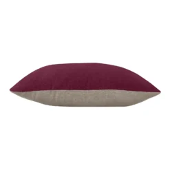 House Beautiful Velvet Linen Cushion - 45x45cm - Plum -Curver Shop 12887011 2144853161517856