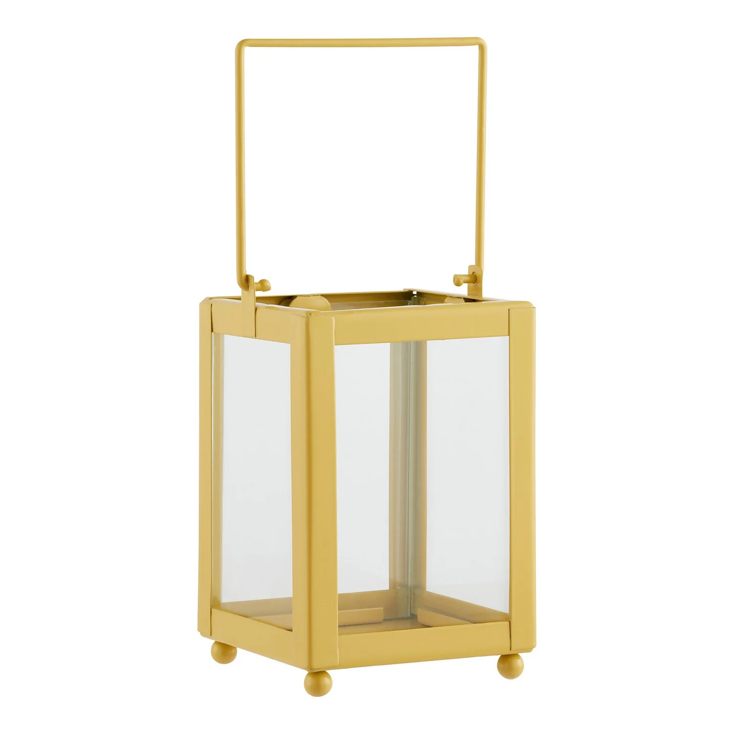 House Beautiful Small Lantern - Ochre 1 House Beautiful Small Lantern - Ochre