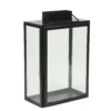 House Beautiful Metal Large Lantern - Black