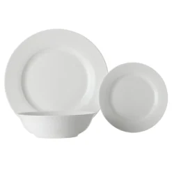 Maxwell & Williams White Basics 12 Piece Rim Dinner Set