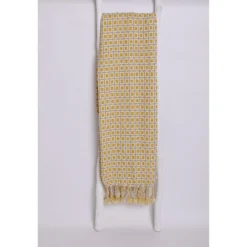 House Beautiful Geo Throw - Mist & Ochre - 150x183cm 7 House Beautiful Geo Throw - Mist & Ochre - 150x183cm -Curver Shop 12887208 1404863980328792