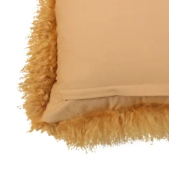 House Beautiful Real Mongolian Wool Cushion - Mustard - 38x38cm -Curver Shop 12887215 1574843806941340