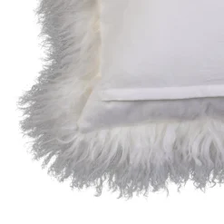 House Beautiful Real Mongolian Wool Cushion - Cream- 38x38cm -Curver Shop 12887216 1534843807789416