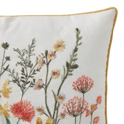 Embroidered Floral Cushion - 30x50cm 7 Embroidered Floral Cushion - 30x50cm -Curver Shop 12887890 1064864248143835