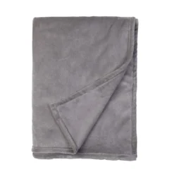 Fleece Throw 150x200cm - Grey