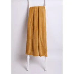 Fleece Throw 150x200cm - Ochre -Curver Shop 12887895 1084843713533382