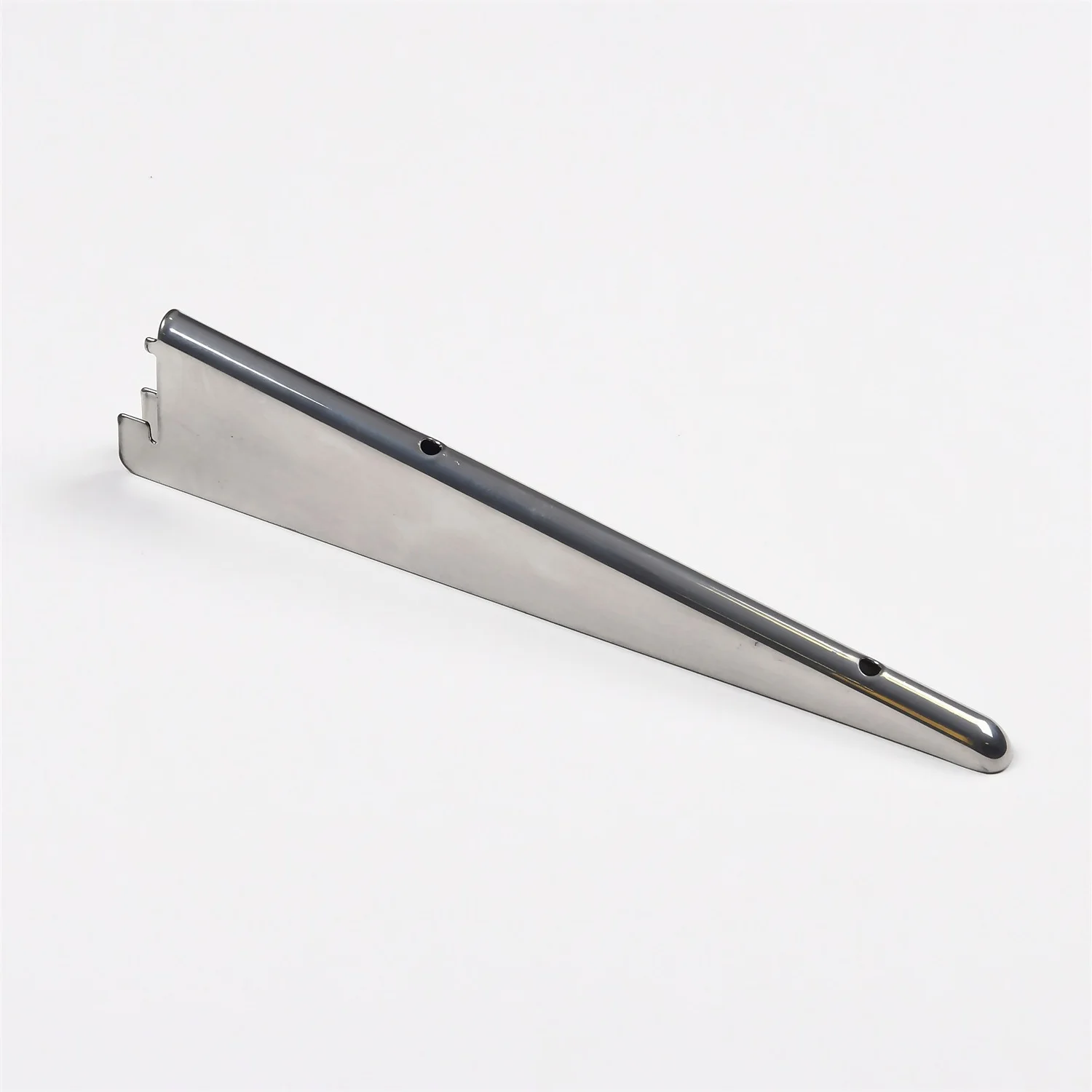 Twin Slot Shelving Kit - 1219mm Krome Twinslot And 120mm Brackets - Chrome Effect 2 Twin Slot Shelving Kit - 1219mm Krome Twinslot And 120mm Brackets - Chrome Effect - Image 2