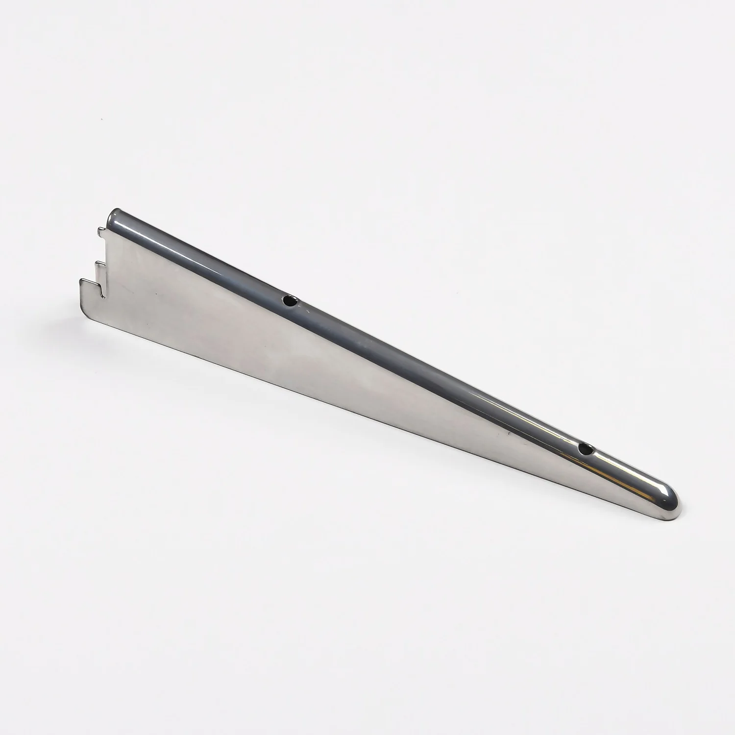 Twin Slot Shelving Kit - 1981mm Krome Twinslot And 120mm Brackets - Chrome Effect 2 Twin Slot Shelving Kit - 1981mm Krome Twinslot And 120mm Brackets - Chrome Effect - Image 2