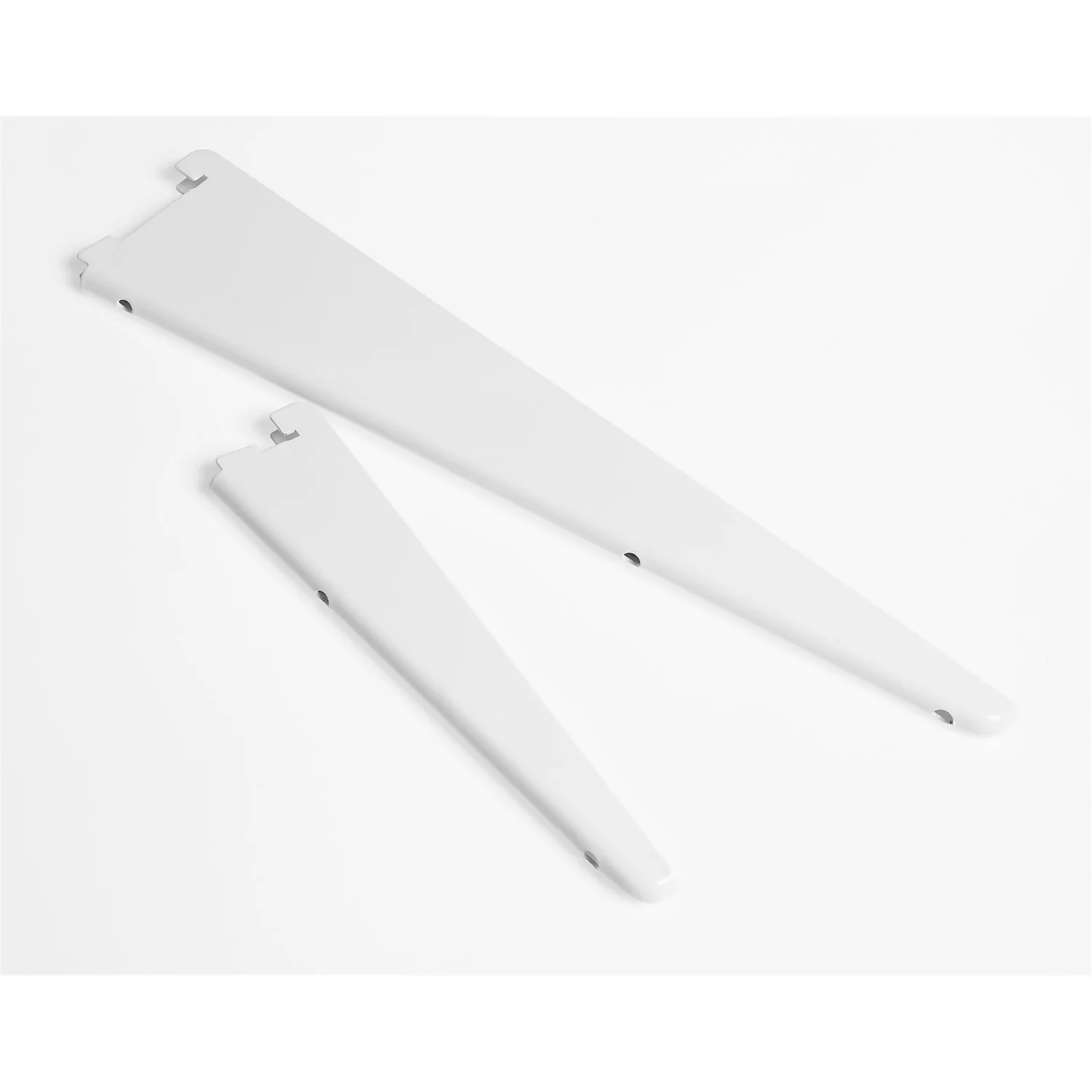 Anti-bacterial Twin Slot Shelving Kit - 1219mm White Twinslot And 216mm Brackets - White 2 Anti-bacterial Twin Slot Shelving Kit - 1219mm White Twinslot And 216mm Brackets - White - Image 2