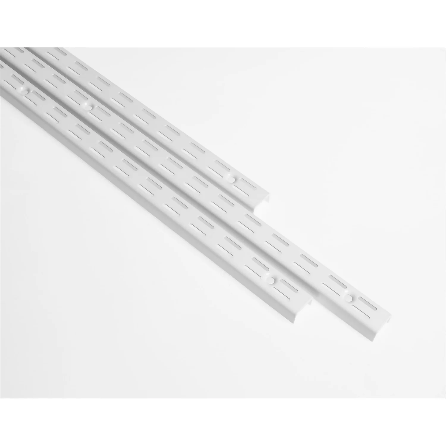 Anti-bacterial Twin Slot Shelving Kit - 1600mm White Twinslot And 216mm Brackets - White 1 Anti-bacterial Twin Slot Shelving Kit - 1600mm White Twinslot And 216mm Brackets - White