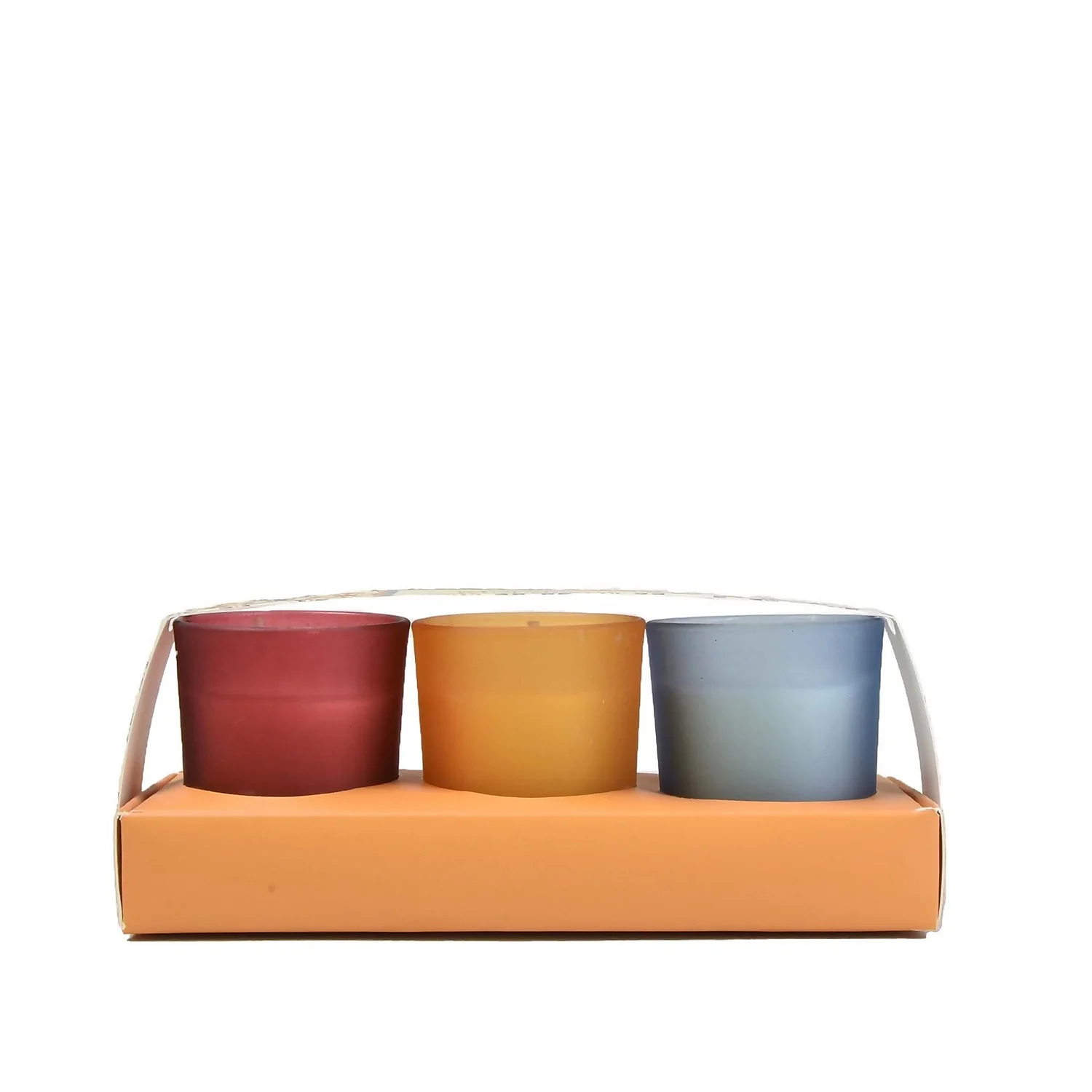 Set Of 3 Mini Candles - Moroccan Red Spice 1 Set Of 3 Mini Candles - Moroccan Red Spice