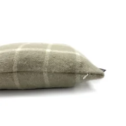 Country Living Wool Check Cushion - 50x50cm - Latte -Curver Shop 12889091 8124858299725352