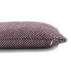 Country Living Wool Herringbone Cushion - 30x50cm - Grape -Curver Shop 12889096 2064858299725055
