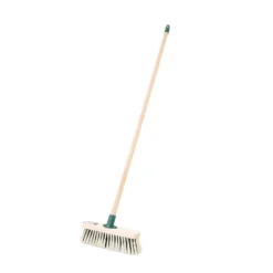 Charles Bentley Dual Fill Wooden Broom With Handle - 279mm